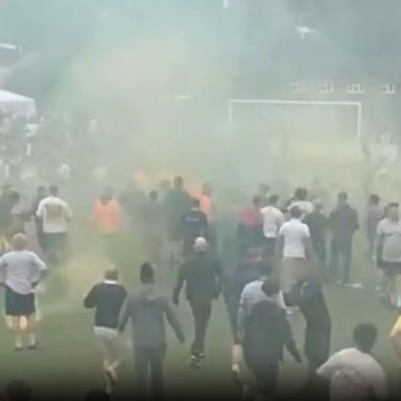 Teen Arrested After Flare Thrown Into Crowd at Midland Play-Off Match