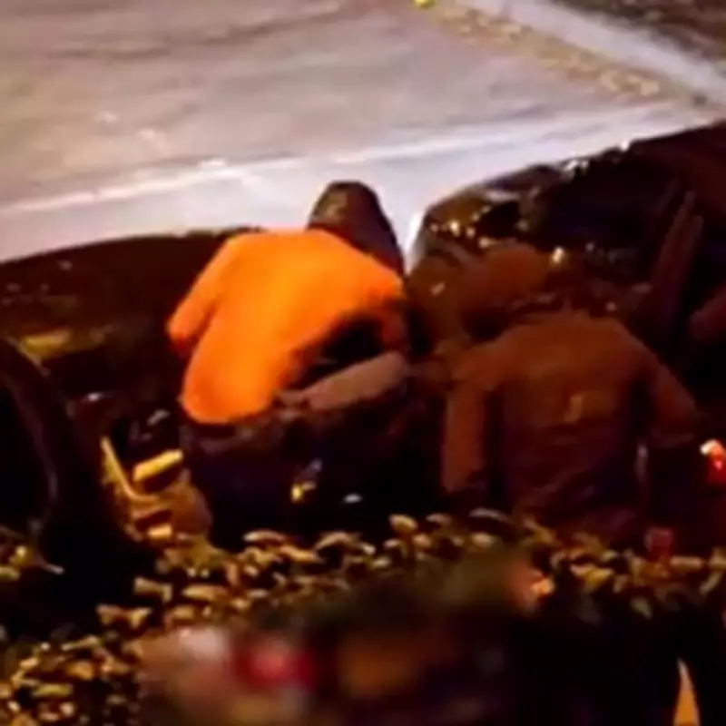 Topless Thief Joins Gang in Sparkbrook Car Break-In Caught on Video