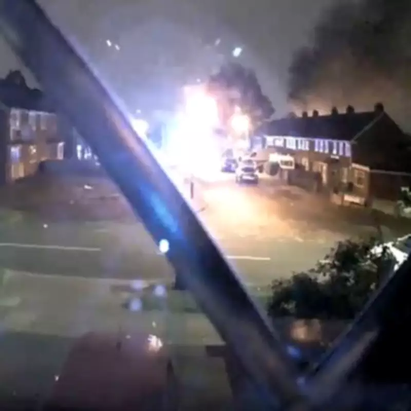 Twenty Firefighters Tackle Large Shed Fire in Birmingham Street
