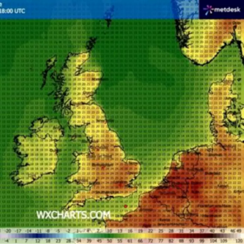 UK Weather Maps Show Possible 30C Heat as 20 Counties Could Hit 27C