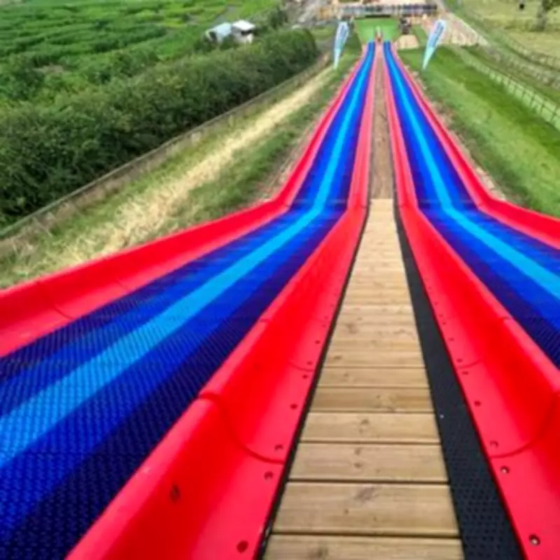 UK's Longest Mega Mountain Slide Returns Near Birmingham for Bank Holiday