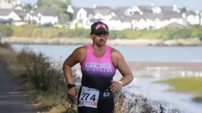 Aberystwyth mum takes on triathlons to celebrate daughter's milestone