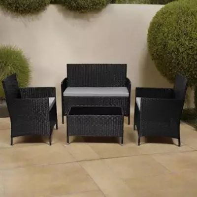 Amazon Shoppers Hail 'Absolute Bargain' Rattan Garden Furniture Set Under £150