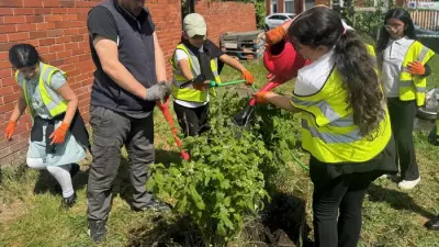 Derby Primary School Eco-Councillors Transform Dumping Ground into Green Space on National TV
