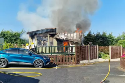 Firefighters Battle Blaze at Caravan Park in Bridgnorth