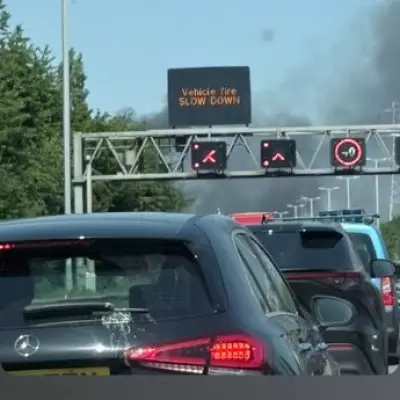 M6 Motorhome Fire Causes Major Delays Near J10 and J10A