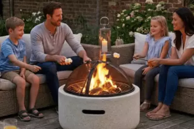 Multifunctional BBQ Grill and Fire Pit for Summer Evenings