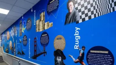 Newbridge School Wins NSPCC Number Day Art Installation Project