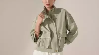 Next's £48 Funnel Neck Utility Jacket Is the Perfect Spring Layer