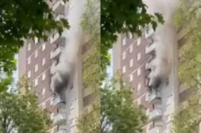 Smoke billows from West Midlands high-rise as firefighters tackle flat blaze