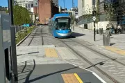 Birmingham Tram Delays After Car Blocks Tracks on Busy Route