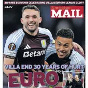 Get Your Aston Villa Europa League Souvenir Special Now