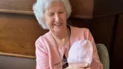Harrogate Care Home Residents Knit Hats for Newborn Babies