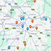 Interactive Map Shows All 13 Birmingham Council Youth Centres