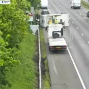 M42 Caravan Crash Causes Major Delays Near Redditch