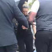 Pregnant Molly-Mae and Bambi Arrive at Venezuela Fury's Wedding