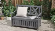 Save £25 on Outsunny Wood Storage Garden Bench with Secret Compartment