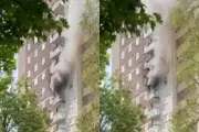 Smoke billows from West Midlands high-rise as firefighters tackle flat blaze