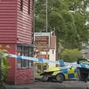 West Midlands Police Car Wrecked in Solihull Crash, Man Hospitalised