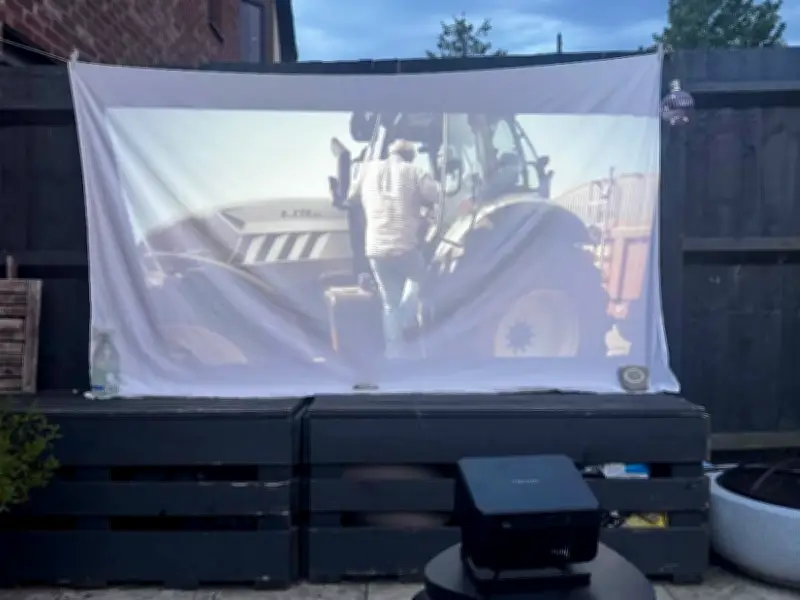 Amazon projector turns garden into home cinema with £97 off for Prime Day