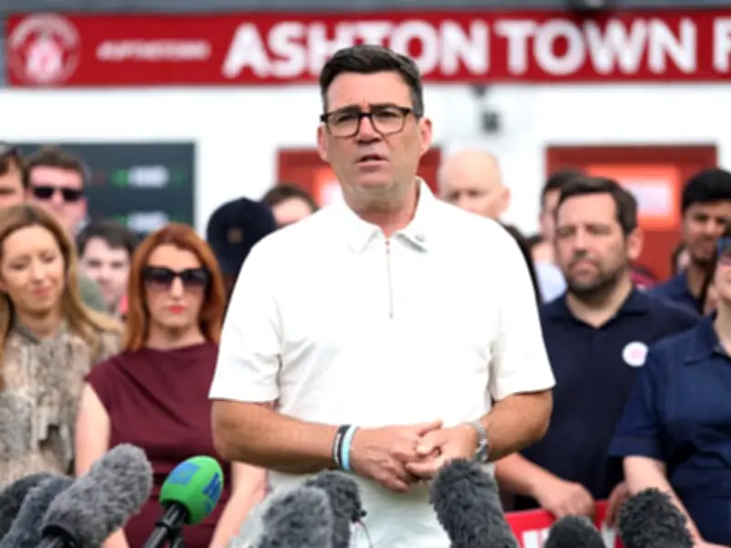 Andy Burnham confirms state pension triple lock pledge if he becomes PM