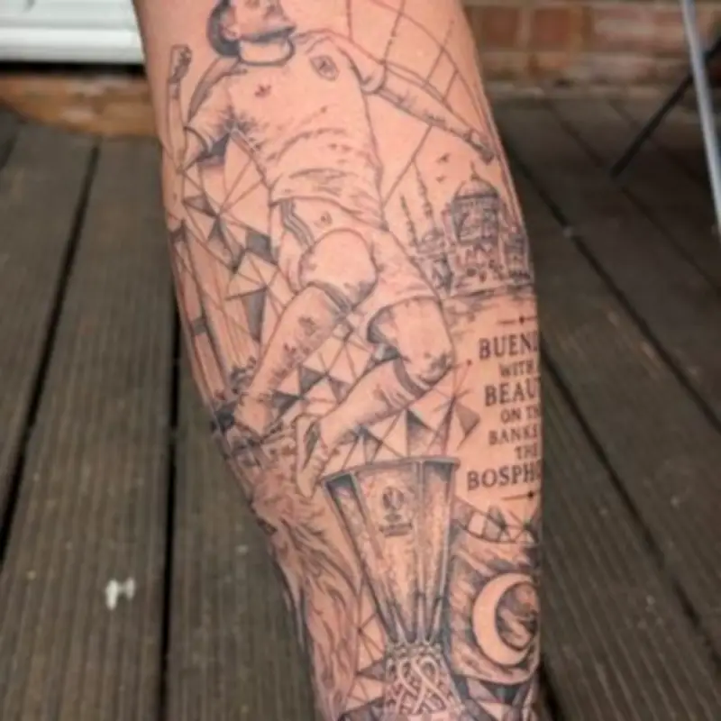 Aston Villa's Emiliano Buendia Hails Fan's 'Unbelievable' Europa League Tattoo