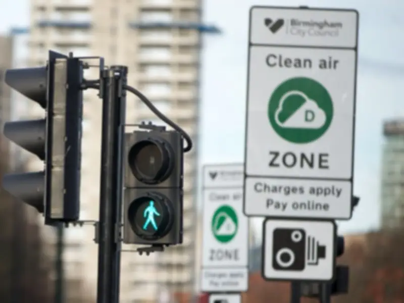 Clean Air Zone Fees in England to Double from September 2026