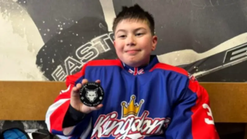 Derbyshire Schoolboy, 9, Selected for Elite British Ice Hockey Team