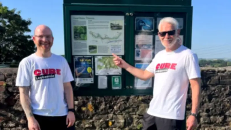 Devon optician runs Grand Western Canal for leukaemia charity after friend's daughter's battle