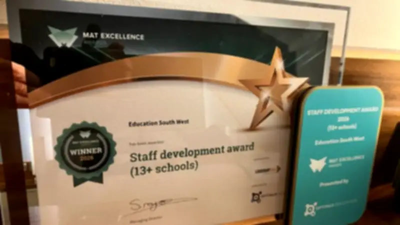Education South West Wins Prestigious Staff Development Award at MAT Excellence Awards