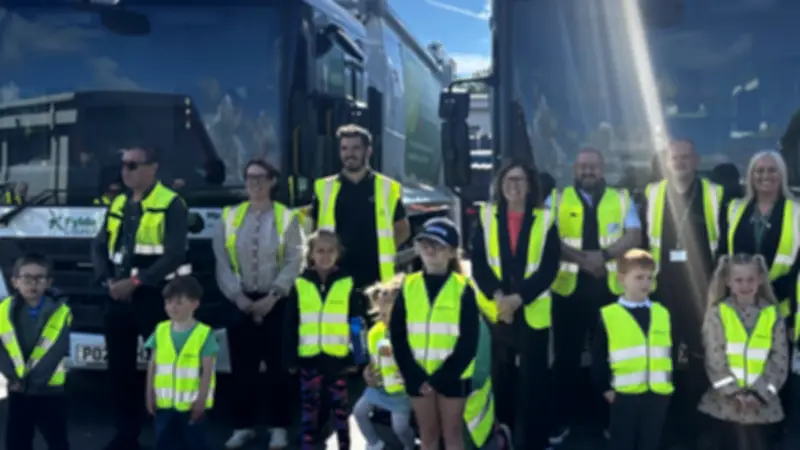 Fylde Children's Artwork and Names Feature on Council Bin Wagons