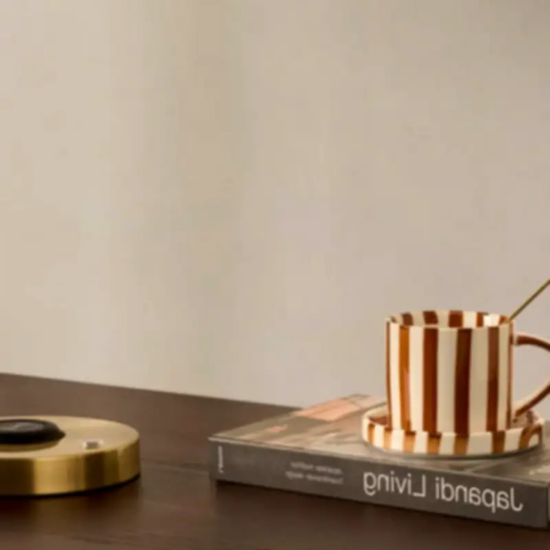 Gold LED Lamp with Wireless Charging Now £18 Was £45 at Dusk
