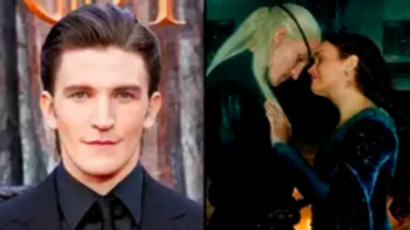 House of the Dragon's Ewan Mitchell Defends Controversial Alicent Kiss Not in Book