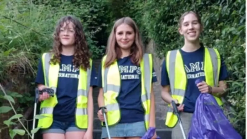 Kent Students Collect 12 Bags of Litter, Raise £652 for Costa Rica Expedition
