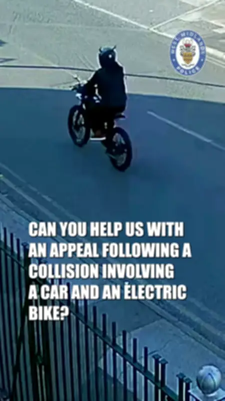 Knife Gang Smashes Car into E-Bike Rider in Darlaston Robbery