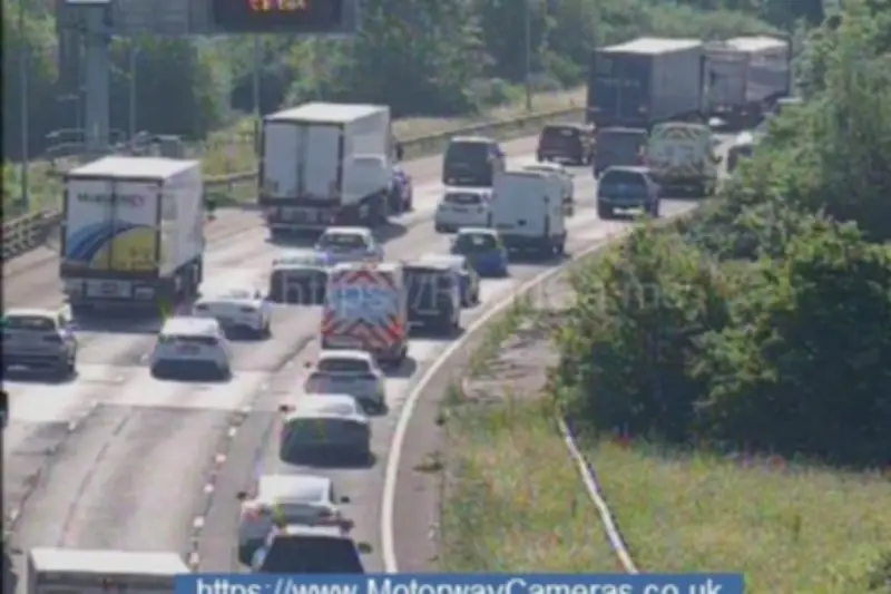 M6 Delays of Over 30 Minutes After Collision Near Birmingham
