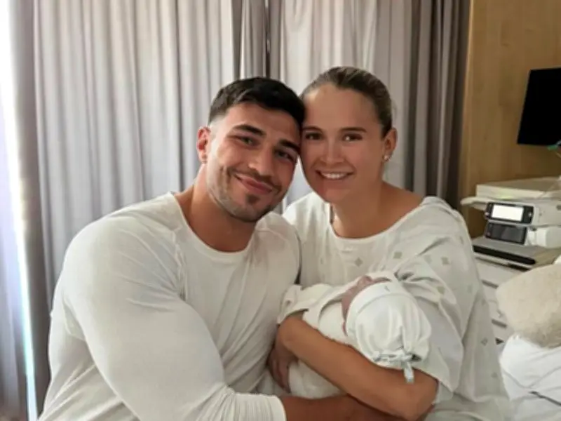 Molly-Mae Hague and Tommy Fury Reveal Baby Son's Name Midas in Fight Night Announcement