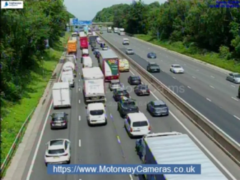 Multi-vehicle crash on M6 in Staffordshire causes traffic delays
