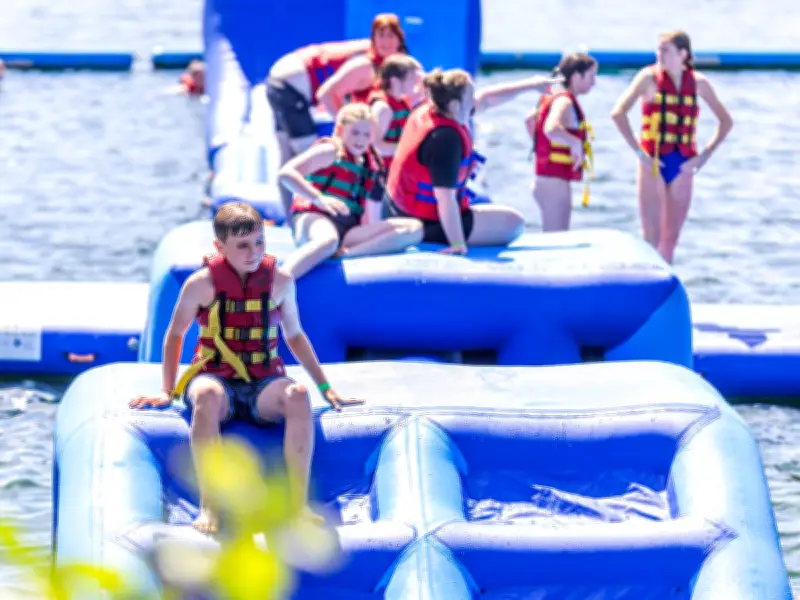 New Swing at Alderford Aqua Park in Whitchurch: One Hour from Birmingham
