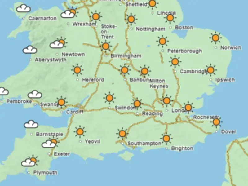 Next UK Heatwave to Last 10 Days from July 3, Temperatures Up to 32C