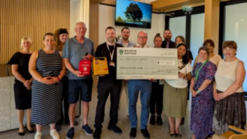 Oak Hill Crematorium Donates £17,000 for Defibrillators in Welwyn Hatfield