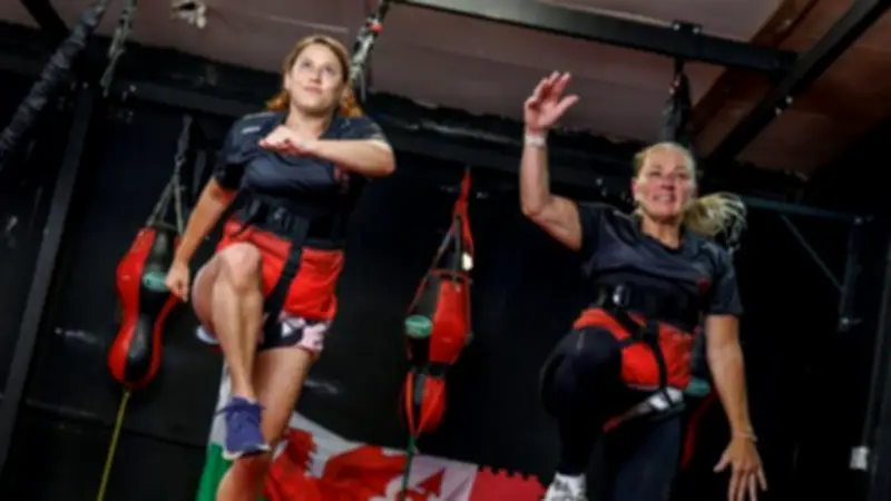 Ogmore Valley Dragons Boxing Club Installs Unique 32ft Bungee Training Platform
