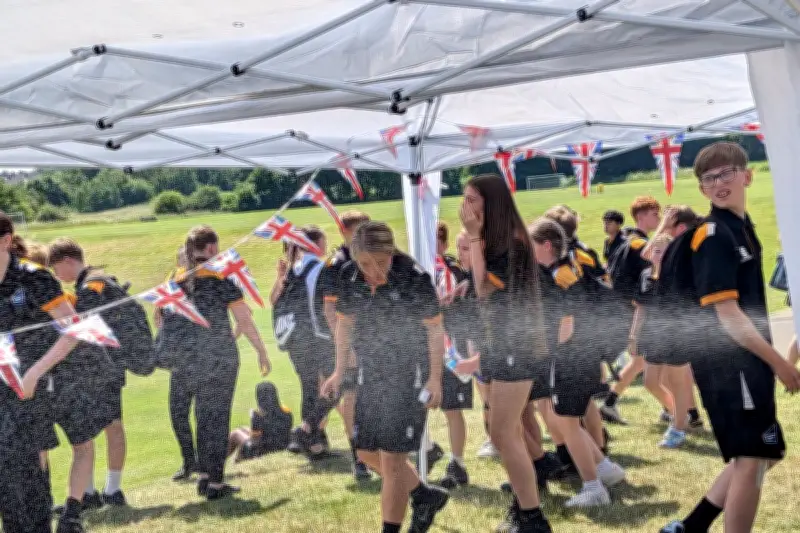 Photos Show Fun in Sun at Sedgley School Open Despite Red Weather Warning