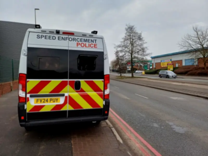 Police Speed Camera Vans Patrol New 30mph Roads in Birmingham
