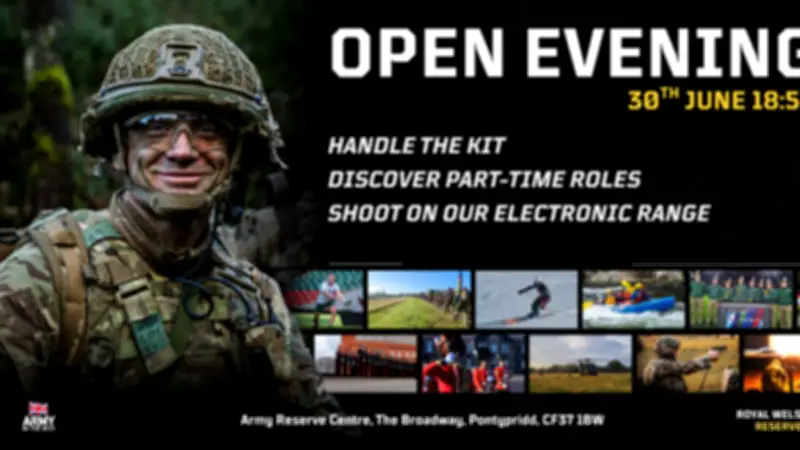 Royal Welsh Battalion Hosts Interactive Open Evening in Pontypridd
