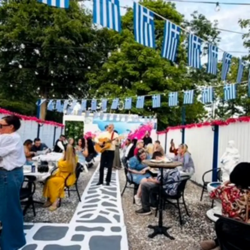Secret Greek Garden in Birmingham's Moseley Is a Holiday Escape
