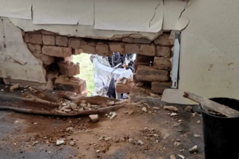 Shocking Photos Show Damage After Car Smashes Into Cannock Home
