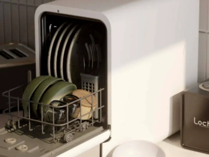 Space-Saving Dishwasher with No Plumbing Needed Now £80 Off