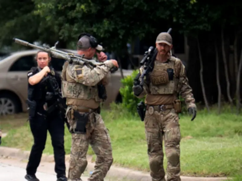 SWAT Team Responds to Incident Near England World Cup Venue in Texas