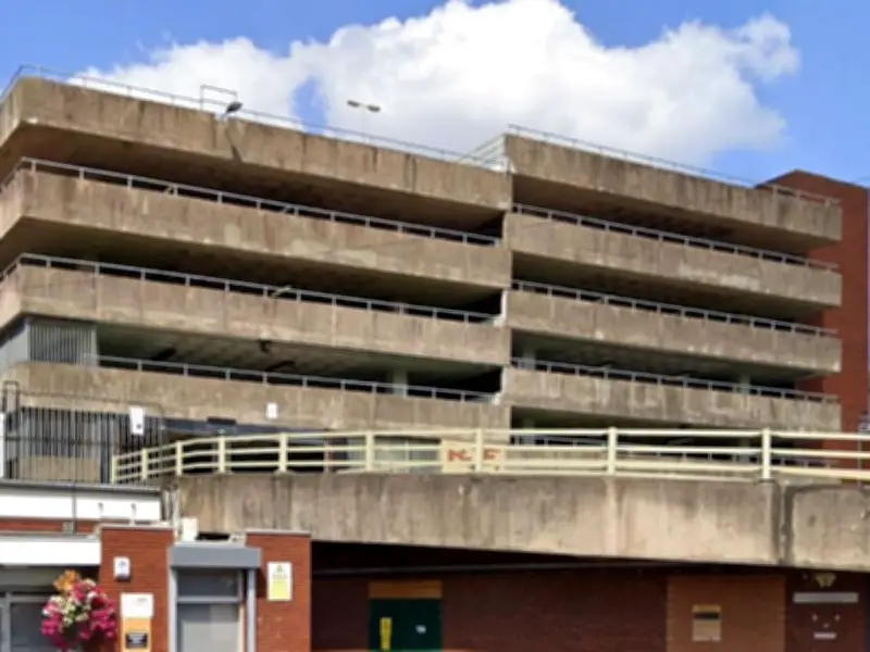 Trolley Thrown at Stourbridge Shopping Centre Roof by Laughing Youths